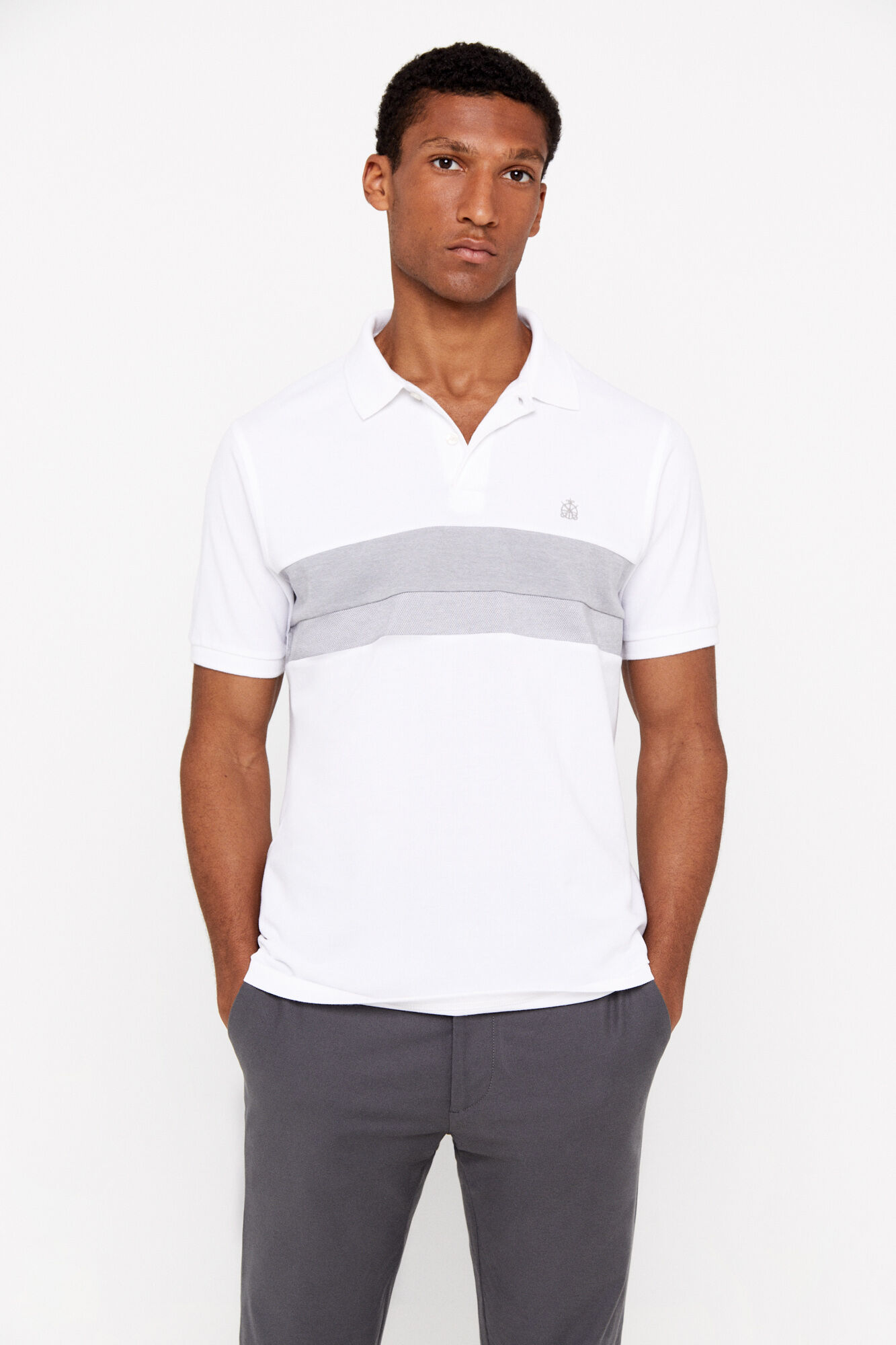 Patterned polo shirts deals