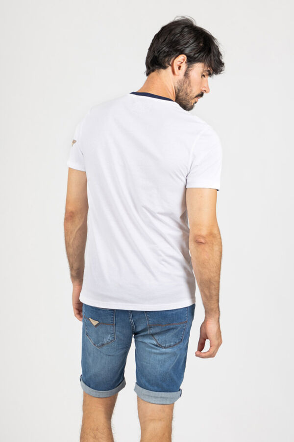 Privata T-shirt de manga curta Branco