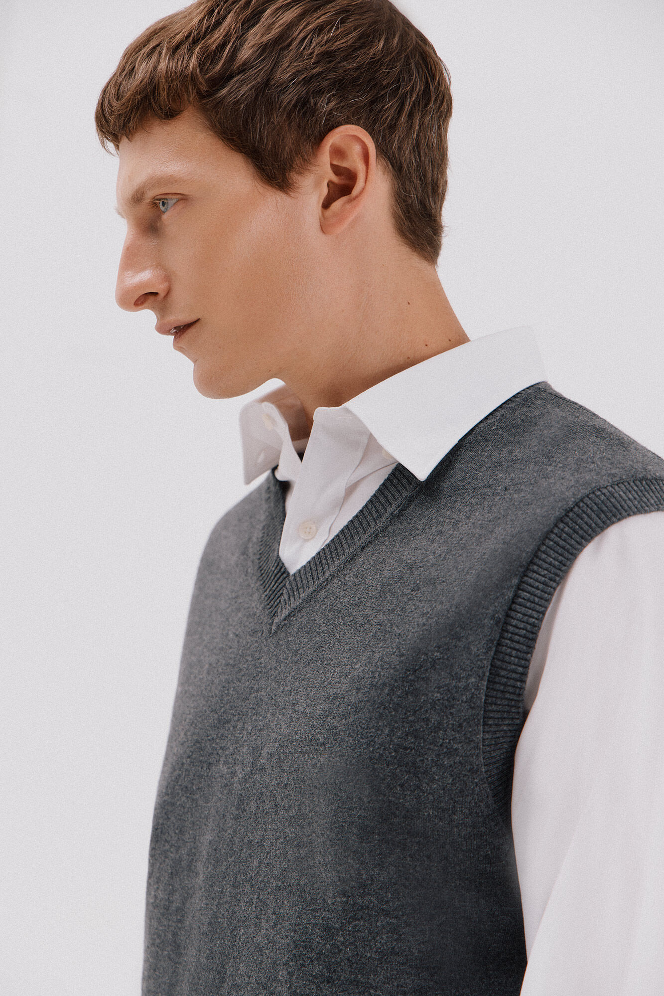 Cortefiel Cotton cashmere knit jersey-knit