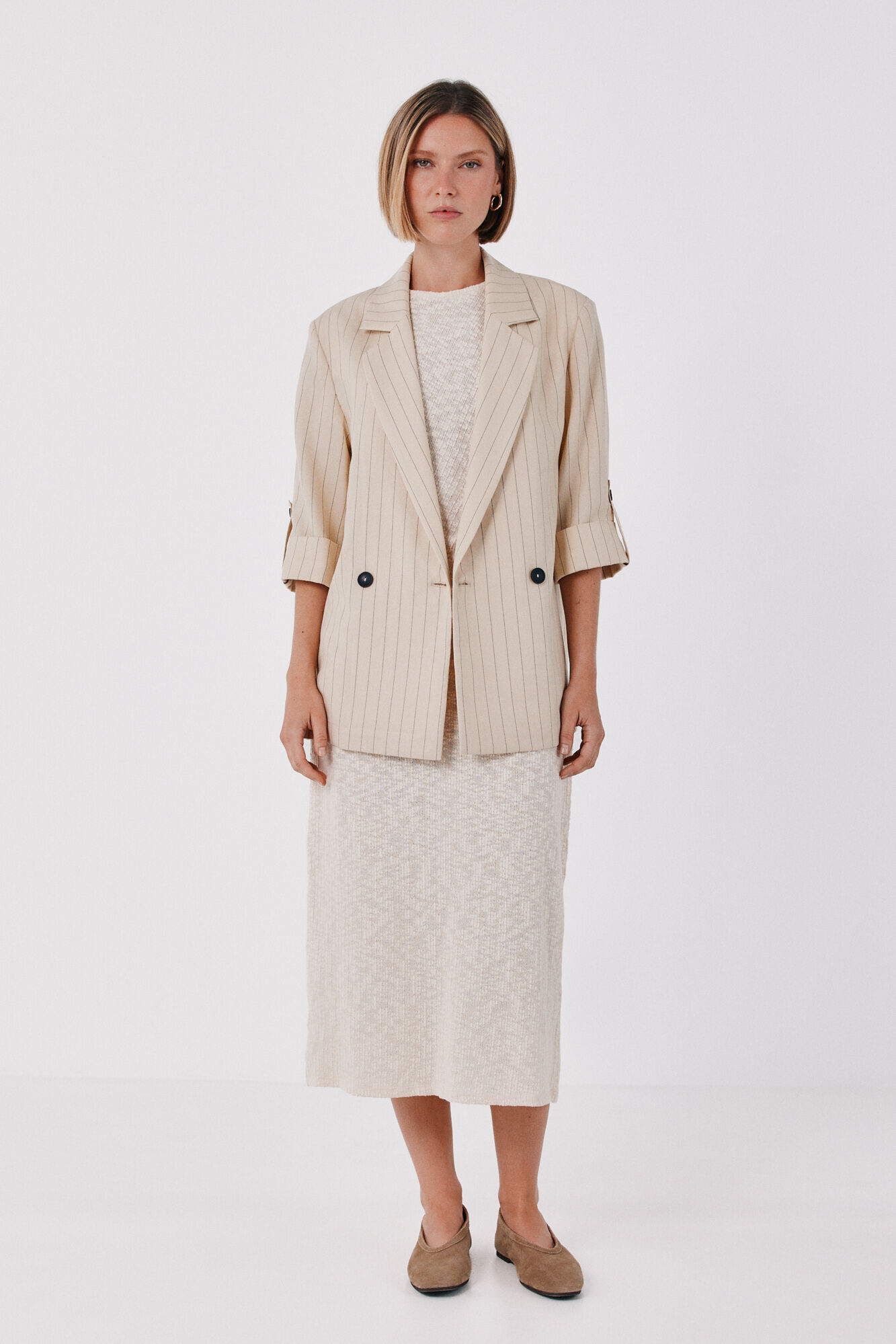 Cortefiel Blazer fluida para mulher