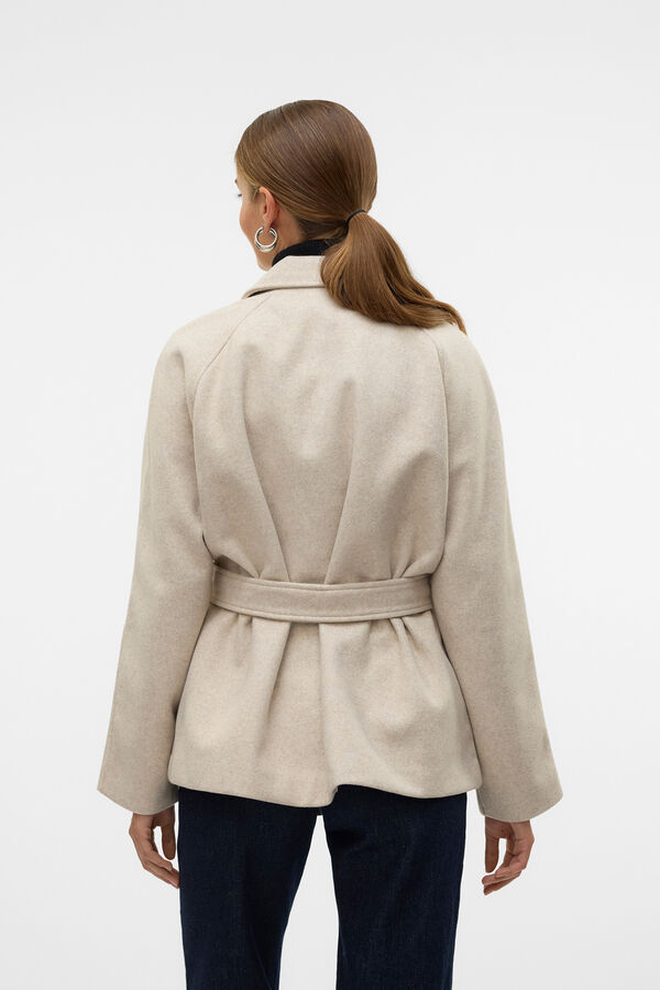 Vero Moda Jaqueta curta de pano Cinzento