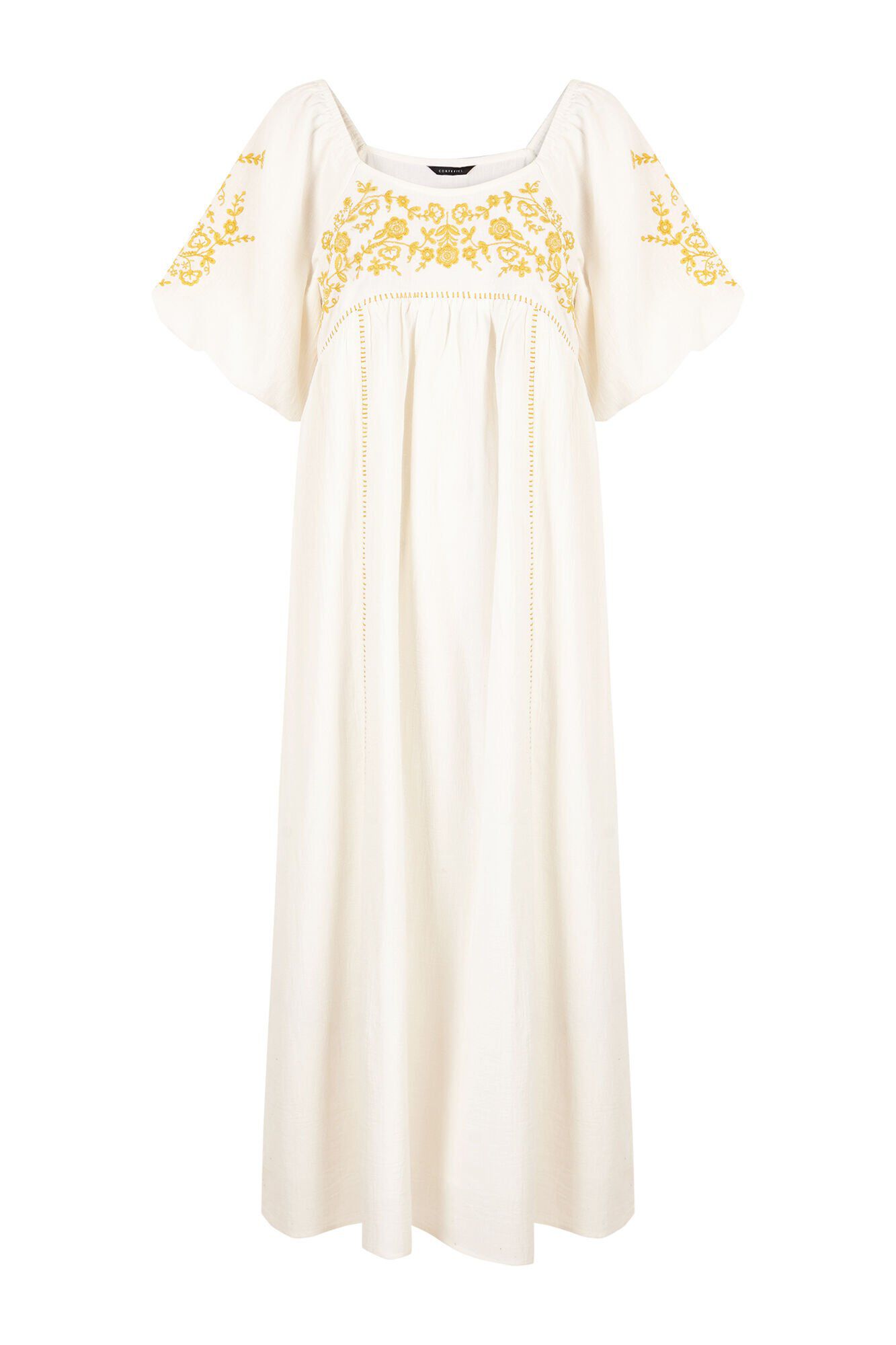 Cortefiel Embroidered dress
