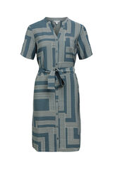 Object Vestido curto estampado Azul