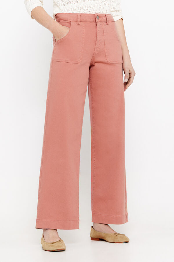 Cortefiel Sailor cargo trousers Pink