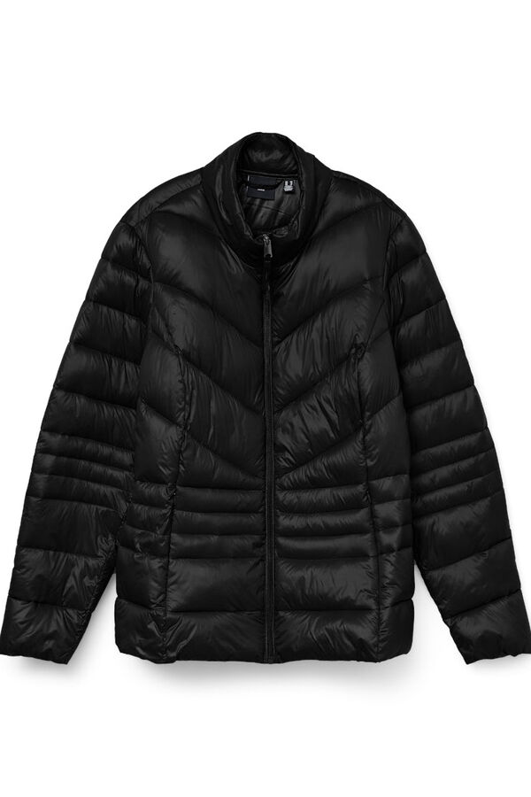 Vero Moda Curve Casaco acolchoada de tamanho grande Preto
