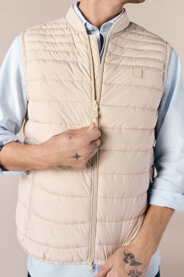 OOTO Colete acolchoado ultraleve Tostado