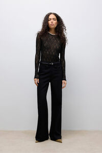 Vero Moda Top de renda manga 