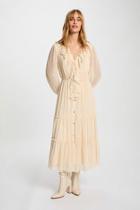 Morgan Vestido comprido fluido