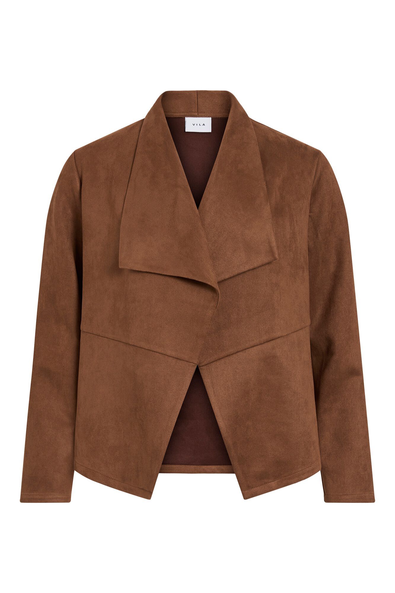 Vila Open faux suede jacket