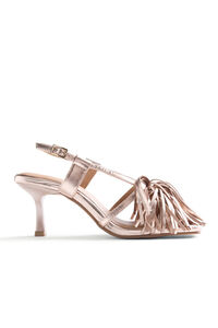 Gioseppo Sand&aacute;lias com salto de pele e franjas lukac