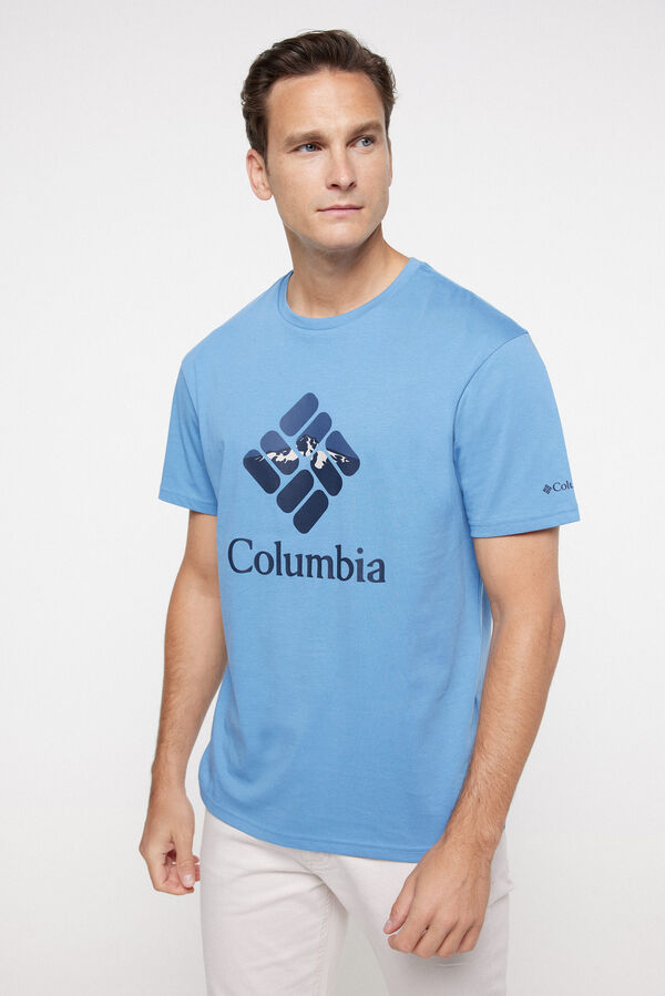 Cortefiel T-shirt Columbia Rapid Ridge™ costas para homem Azul