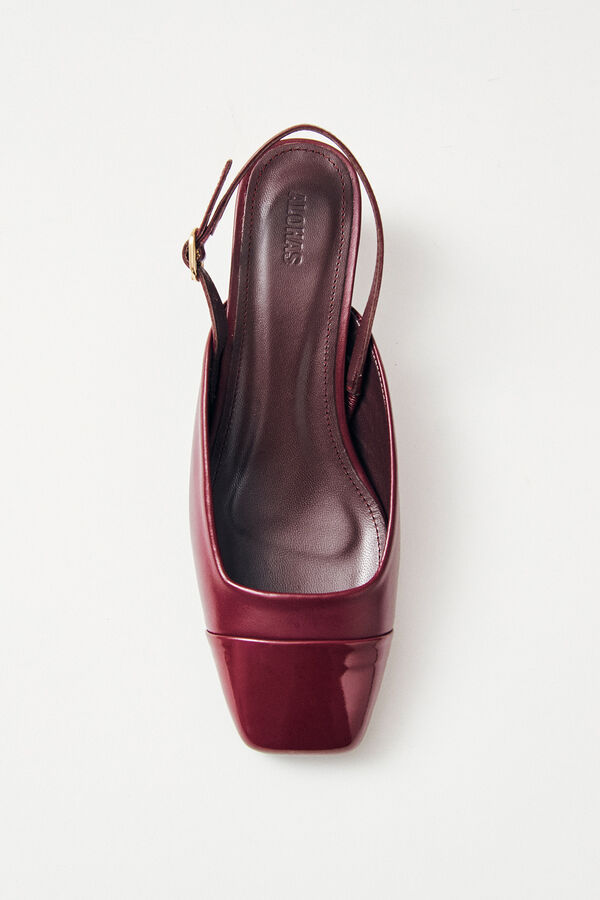 Alohas Zapatos de tacón de piel Lindy Bliss Granate