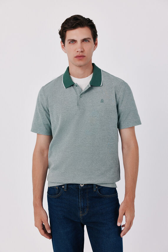 Polo oxford piqué