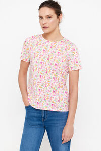 Cortefiel Camiseta estampada Multicolor