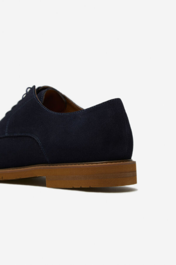 Cortefiel Lace-up rubber-soled shoes Navy