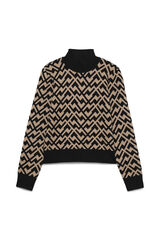 Vero Moda Camisola de malha de gola malha  Preto