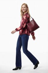 Vero Moda Long sleeve puffed puff top Purple