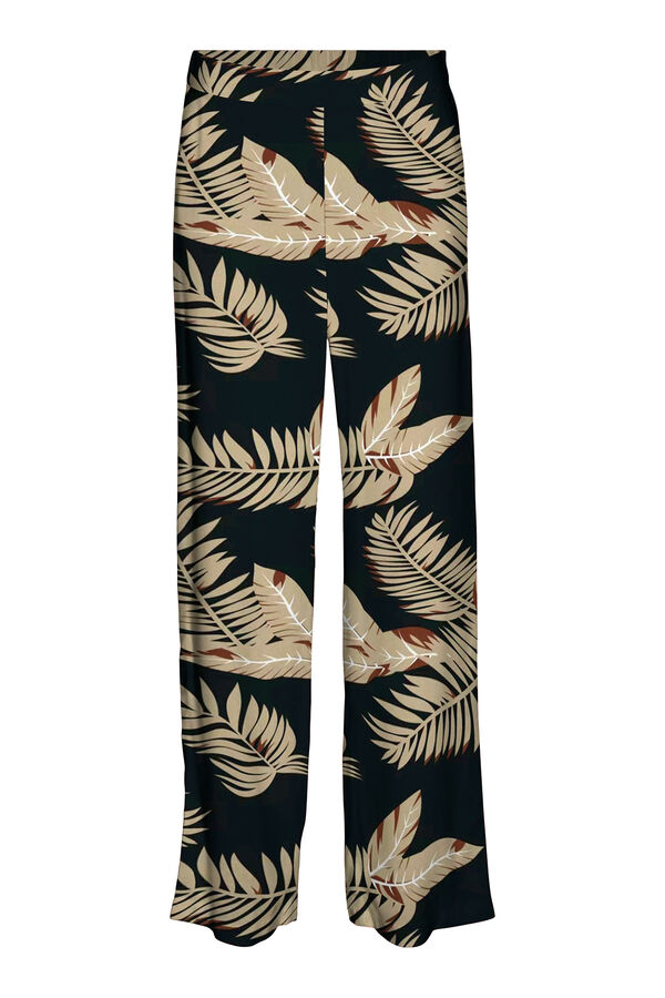 Vero Moda Calças compridas fluidas Preto