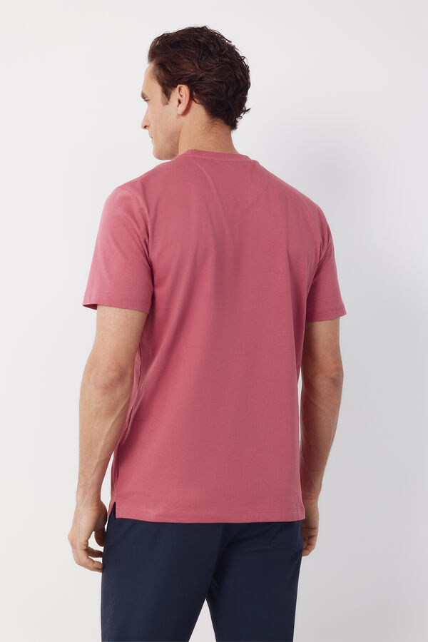 Cortefiel Plain T-shirt Pink