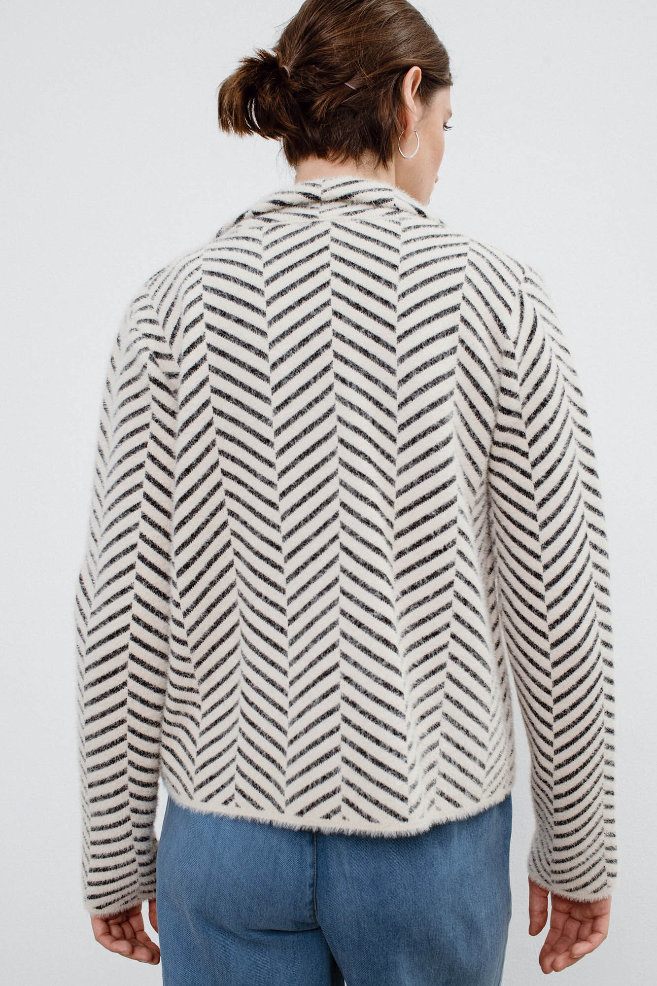 Herringbone jersey jacket hot sale