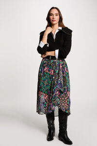 Morgan Saia envolvente estampada