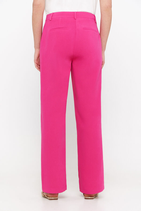 Cortefiel Pink tailored trousers Pink