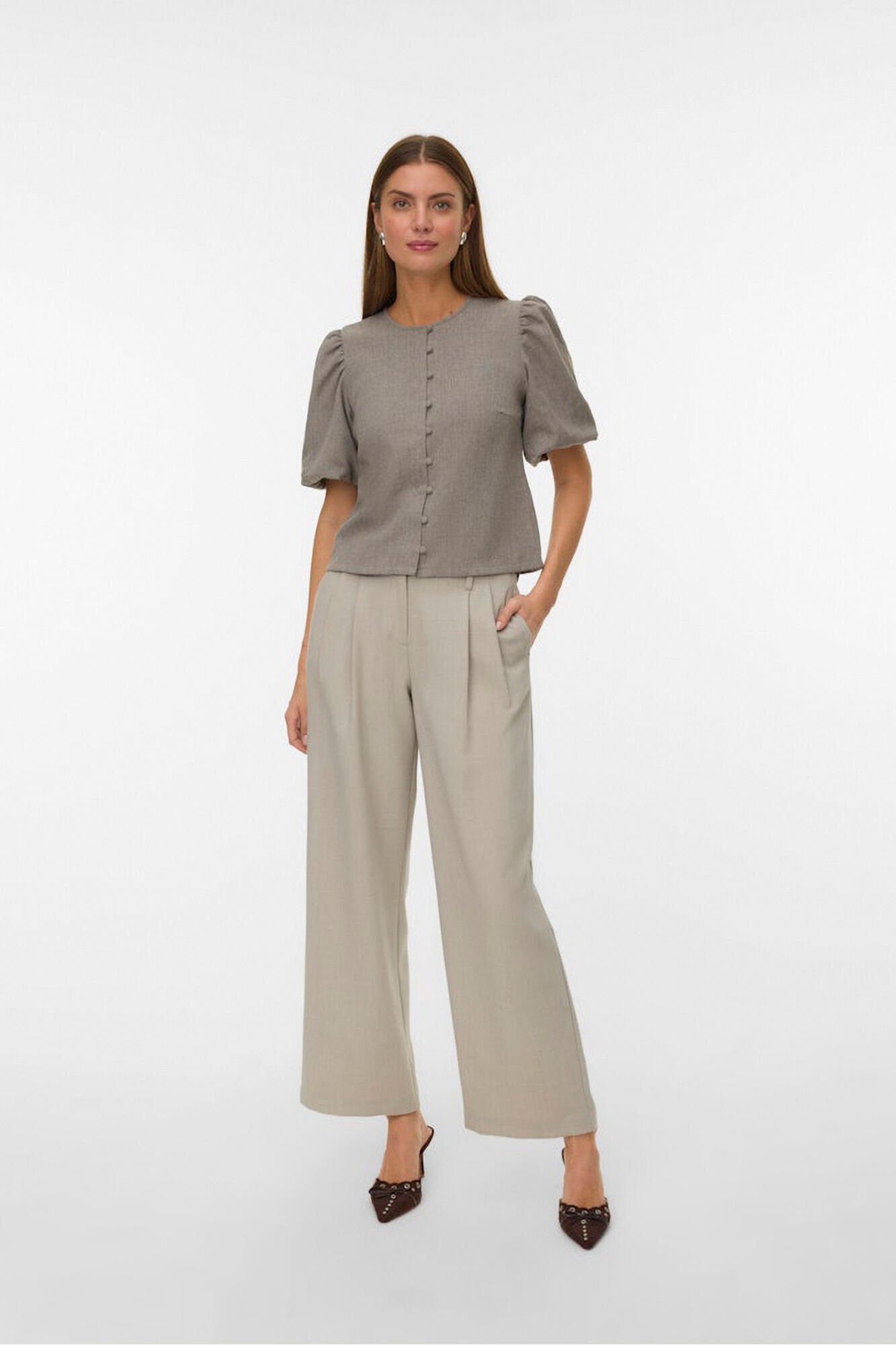 Vero Moda Top com manga manga