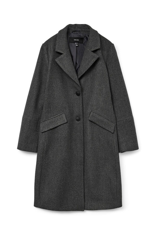 Vero Moda Medidas do sobretudo tecido Cinzento