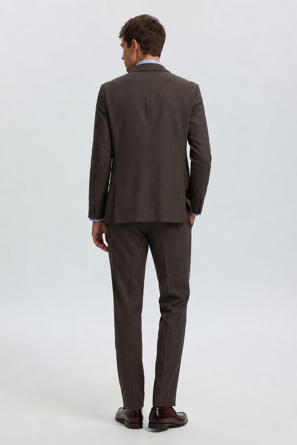 Selected Blazer Slim Fit Castanho