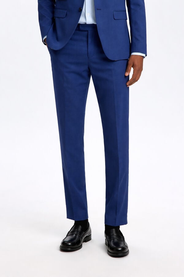 Selected Cal&ccedil;as de fato Slim Fit Azul