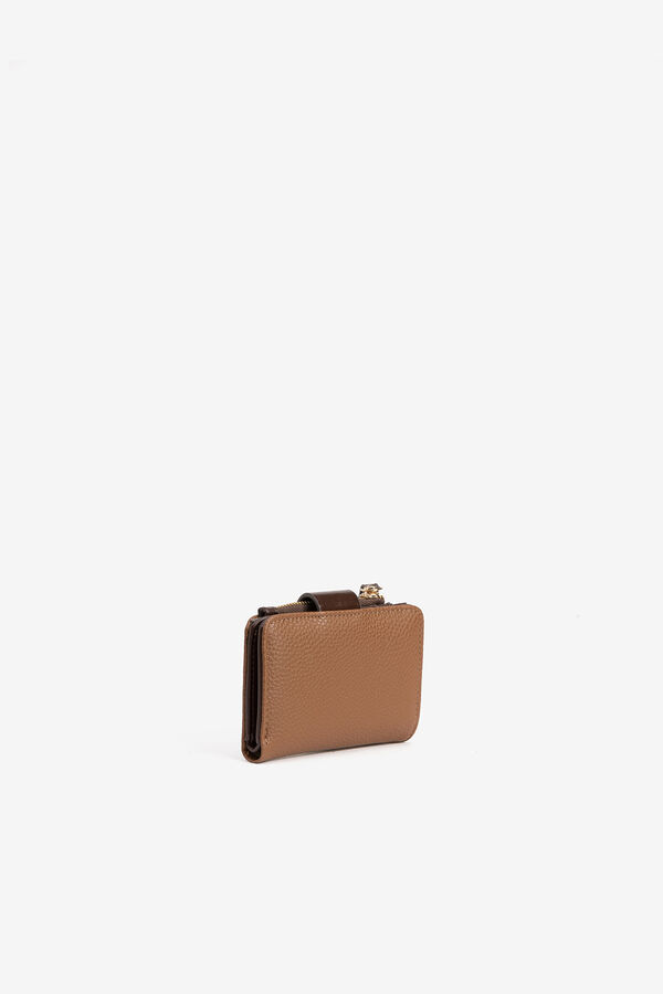 Vilanova Small two-tone purse Camel