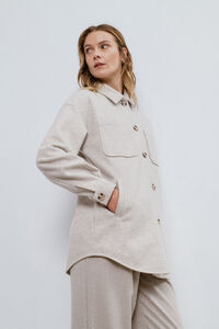Vila Chaqueta camisera abotonada