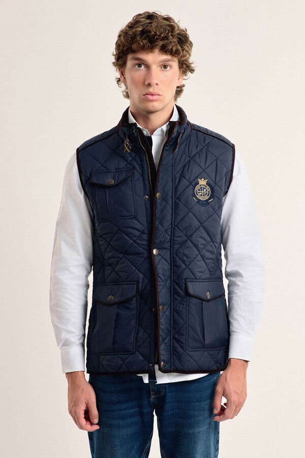 Valecuatro Colete husky azul marinho Valecuatro Azul