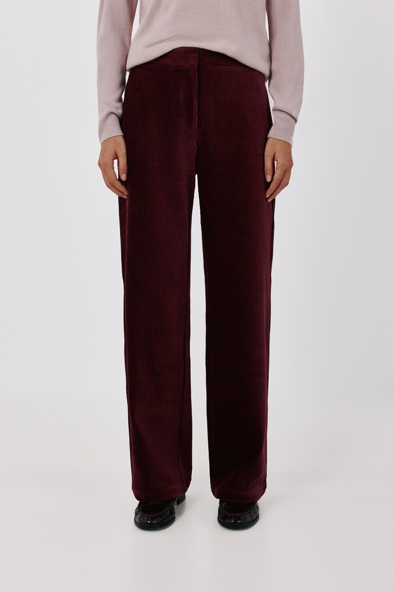Cortefiel Corduroy wide-leg trousers