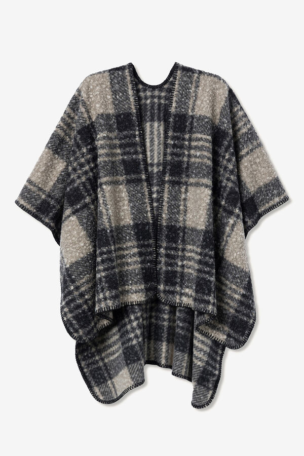 Vilanova Camada texturizada quadriculada Multicolorido