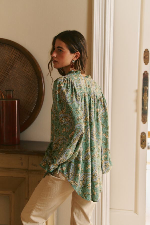 Jaase Blusa estampada Clara Verde