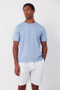 Cortefiel Jersey-knit and fabric pyjama set