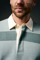 OOTO Camisola rugby gola polo Azul