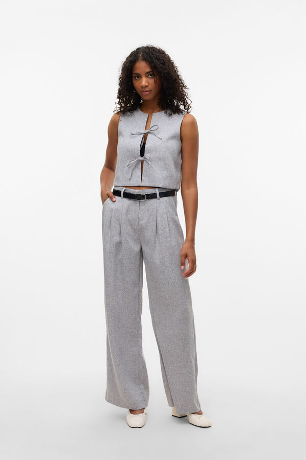 Vero Moda Colete de tweed Branco