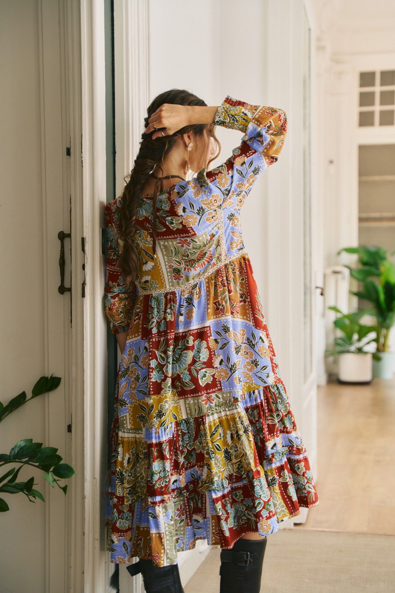 Jaase Vestido midi Monday