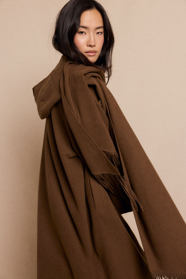 Slowlove Sobretudo cachecol Verde