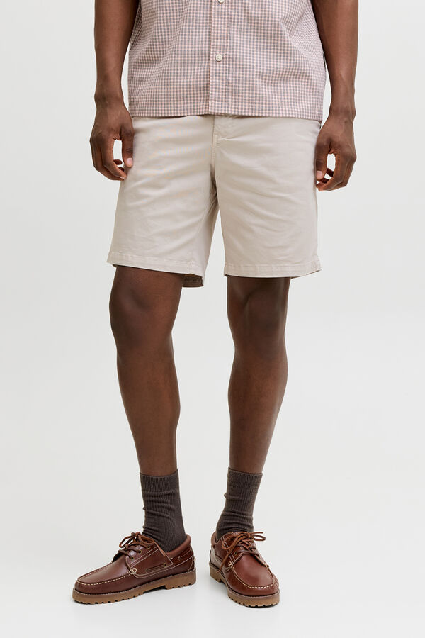 Jack & Jones Bermuda chino em sarja Tostado