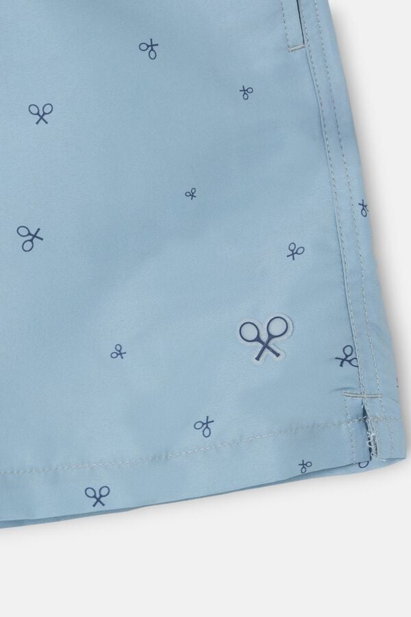 Silbon Fato de banho miniraquetes Azul