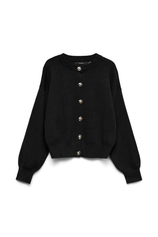 Vero Moda Silver button jacket Black