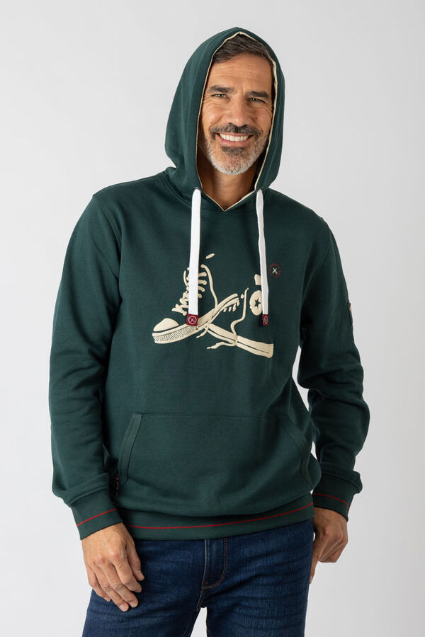 Privata Sweatshirt com capuz e bolsos Verde