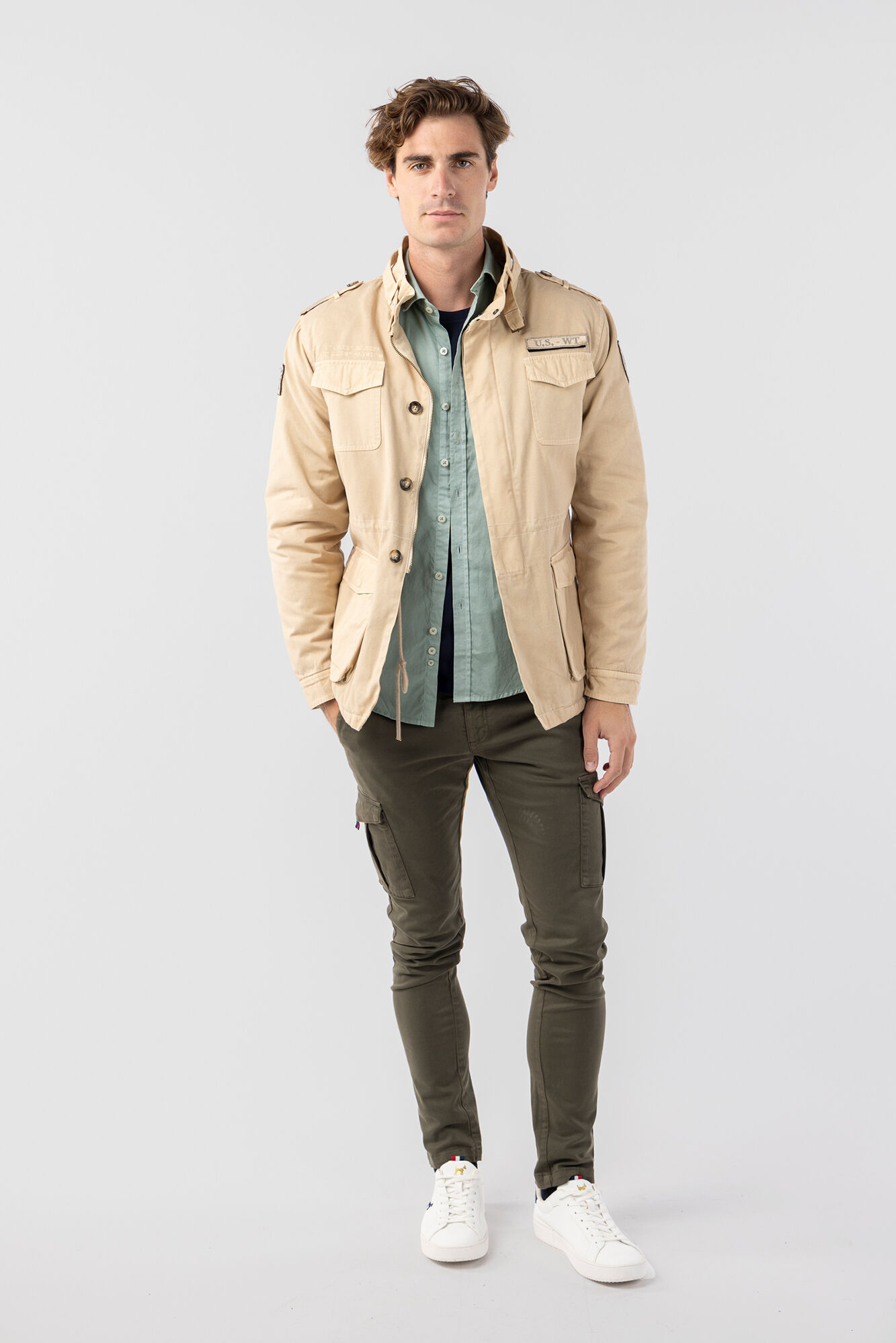 Williot Jaqueta saariana com manchas