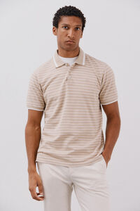 Cortefiel Camisa polo riscas Oxford