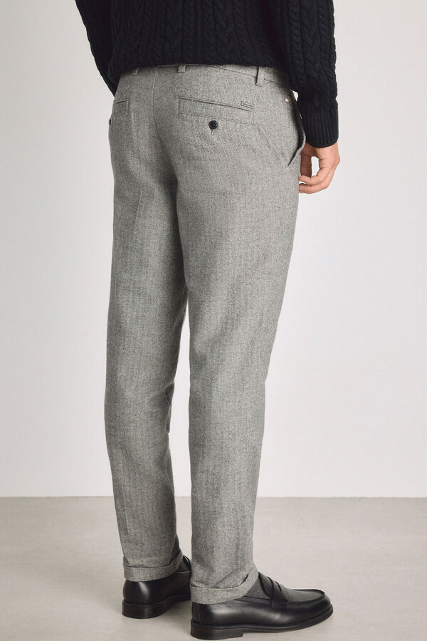 Jack & Jones Cotton regular chinos Grey