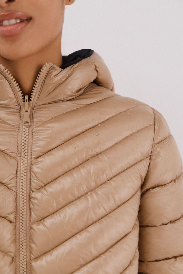 Cortefiel Reversible thermolite® anorak Beige