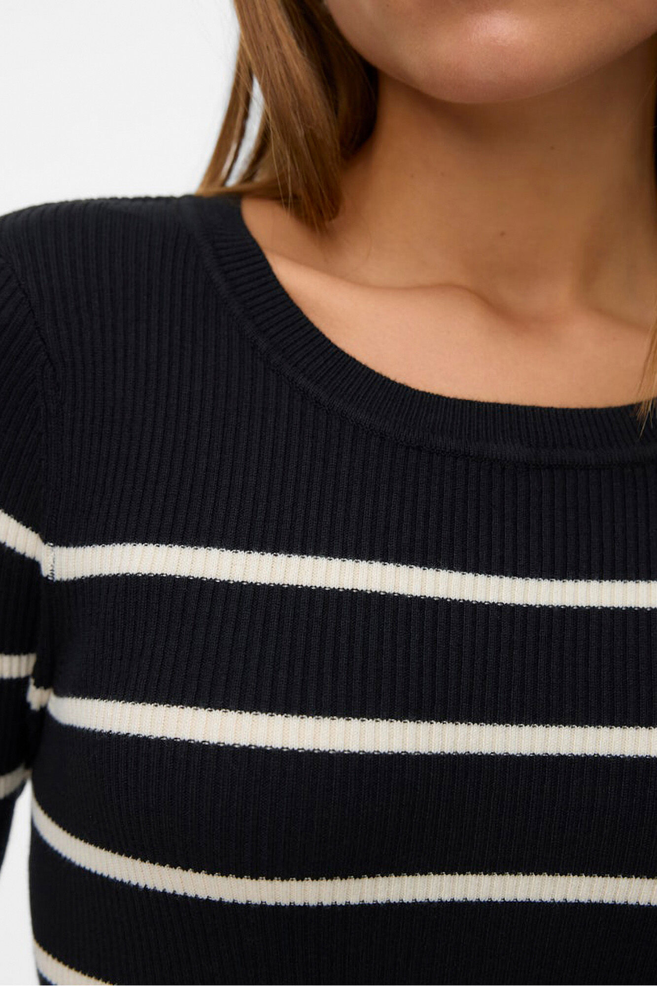 Vero Moda Vestido midi de malha manga